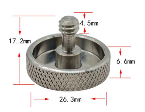 Non-standard customized slotted screw (short shaft)